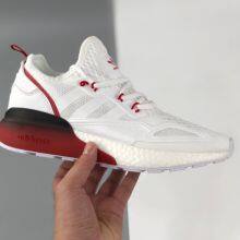 Adidas Originals ZX 2K Boost in White/Black For Sale thumbnail-3