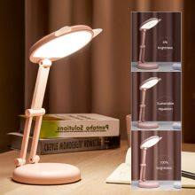 LED Desk Lamp Touch Table Lamp Book Read Light for Kids Portable Cute Cat USB Eye Protection Children Bedside Reading Lamp
