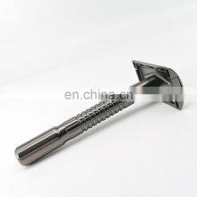 Private Label Stainless Steel Zinc Alloy Double Edge Safety Razor For Men thumbnail-2
