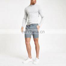 Wholesale Hot Selling Blue Skinny Chino Shorts Half Pants for Men thumbnail-1