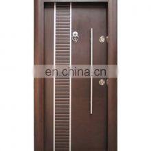 Steel Wooden Armored Door Italian Style for Home Modern Design Security Door