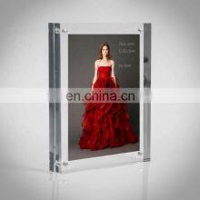 Clear Acrylic Block Photo Frame thumbnail-3