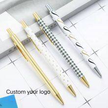 Kawaii Custom Heat Transfer Metal Click Ballpoint Pen Sweet School Office Supplies Students Gift Awards Exquisite Writing Tool thumbnail-2