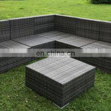 6pcs Outdoor Patio Garden PE Rattan Wicker Furniture, Sectional Sofa Set With Cushions,KD System thumbnail-3