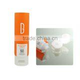 35mm Soft Touch Plastic PE Cosmetic Tube,white Tube Sample Packaging Plastic Soft Cosmetic Tube Flip Top Cap thumbnail-1