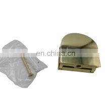 2020 New Style Customized Rose Gold Glass Fixing Clamp Zinc Alloy Shower Room Connector Partition Glass Clamp thumbnail-2