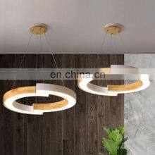 Modern Fashion Simple Personality Circular Chandelier Creative Restaurant Living Room Hotel Art Nordic LED Pendant Light thumbnail-2