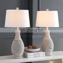 Hot Sell American Vintage Table Lights for Living Room Hotel Home Decoration Top White Pot Ceramic Table Lamp thumbnail-5