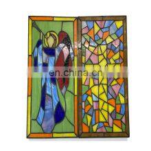 High Quality Customized Art Design Church Glass Themed Stained Glass Window Panel Tempered Glass thumbnail-1