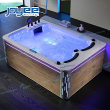 JOYEE China Manufacture 2 Person 69 Massage Jets Bathtub Ozone System Spa Whirlpool Bathtub