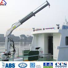0.35t Electric Hydraulic Telescipic Foldable Marine Crane Lifting Cargo Machine Ship Crane With CCS BV ABS RS Dnv Appoved for Sale thumbnail-2