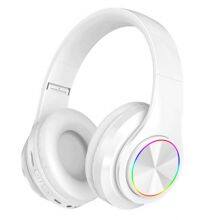 Portable Foldable Wireless Gaming Headset LED Sports Earphones With Hi-Fi Sound DH Microphone In-Ear Over-Ear Gamers Headphones thumbnail-3