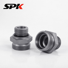 Hydraulic Transition Fitting, American Standard 1CO & 1DO Series Threaded Hydraulic Oil Tube Straight Fitting, Stainless Steel thumbnail-2