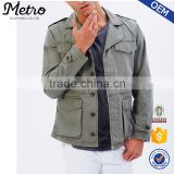 Cheap Fashion Custom Cotton Mens Button Jackets