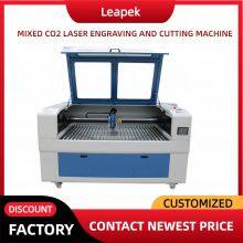 Auto Focus Mixed Non-Metal and Metal CO2 Laser Cutting Machine With Automatic Up&Down Table thumbnail-4