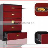 Living Room Cabinets Steel Dresser Metal Multi Drawer Chest For Home thumbnail-6