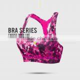 Moisture-wicking Quick Dry Anti-UV Sublimation Wholesale Sports Bra thumbnail-4