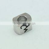 Wholesale Zinc Alloy Archaized Pdora Square Shape Anti-silver Slide Beads thumbnail-3