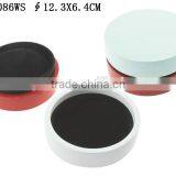 Round Wooden Painted Watch Gift Box W1086WS