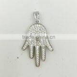 Pendant, Fashion Fine Jewelry Buddha Hand Rhinestone 925 Sterling Silver Pendant, Pendant Necklace Yiwu PT9019