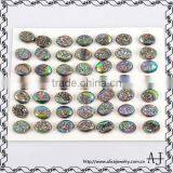 Fashion Gemstone Bead, Multi-color Geode Druzy thumbnail-1
