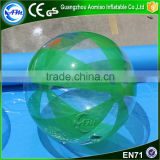 Funny game green and clear big water ball inflatable,water walking ball price