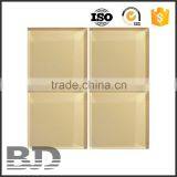 China Supplier BJD Parquet Solid Color Gloss Glass Mosaic Tile thumbnail-1