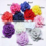 New!!Artificial 3" Chiffon Rose Headflower For Cute Babygirl