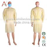 Blue Color XL Size Diposable Isoaltion Gown Sterile Surgical Gown With Knitted Cuff