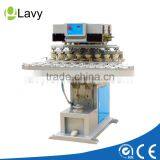 8 Colors Pneumatic Pad Printer With Conveyor