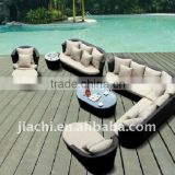 outdoor patio wicker deep seating furniture set