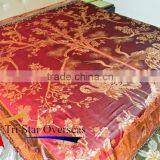 High Quality Woven decorative Designer pure silk bedsheets/ Bed Covers