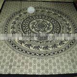 Black White Printed Tapestries Bedsheet thumbnail-3