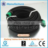 Rubber soaker hose for irrigation saving water