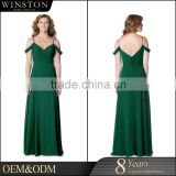 Professional China factory evening dress one sleeve