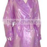 Clear PVC PE Raincoat thumbnail-3