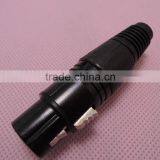 Microphone Black Female Audio Stereo System Connector Adapter
