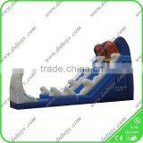 Inflatable Trippo Slide,blue Color Giant Inflatable Sea Slide