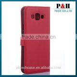 Case For Samsung Galaxy E7 Leather Stand Pouch With 2 Card Slots/Magnetic Snap thumbnail-5