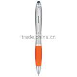 Satin Stylus Pen-silver_orange_front