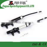 Aluminum Bicycle High Pressure Mini Pump With Gauge and Hose thumbnail-6