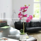 2015 high quality decorative artificial blossom purple orchids flower