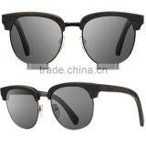 Fashion Handmade Wood Half Frame Sunglasses thumbnail-2