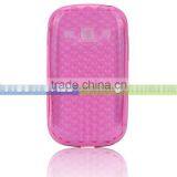 Colorful Diamond Pattern Flexible TPU Gel Cases for Samsung S6810/Frame