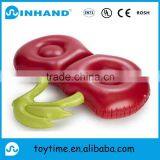 New design pvc inflatable pool float lounger, OEM water sport cherry air mattress