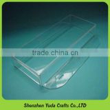 Hot bending wall mounted dustcover plexiglass lucite clear cover