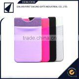Custom Company Logo Silicone Phone Card Holder Wallet thumbnail-5