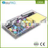 Custom Design High Quality S Size Metal Wier Mesh Office Desktop Organizer thumbnail-3
