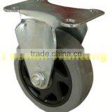 Super Polyurethane(PU) Universal Castor Hauling Equipment Logistic Trolley Wheel thumbnail-1