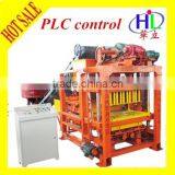 Fly Ash /hollow Brick Making Machine QT4-23 With PLC Control Cabinet
